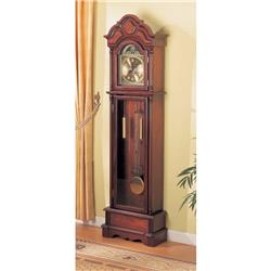 Picture of Benzara BM159267 Old-style Wooden Grandfather Clock with Chime&#44; Brown