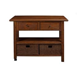 Picture of Benzara BM172030 36 x 28 x 48 in. Wooden Kitchen Cart with Storage Drawers&#44; Brown