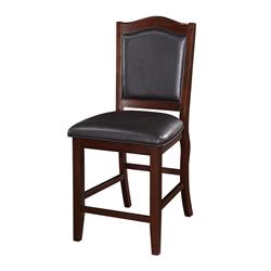 Picture of Benzara BM166594 42 x 23 x 20 in. Wooden Armless High Chair&#44; Espresso Brown & Black - Set of 2