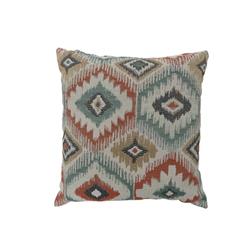 Picture of Benzara BM177963 Contemporary Style Diamond Patterned Throw Pillows&#44; Multi Color - Set of 2 - 2 x 22 x 22 in.