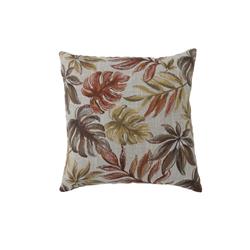 Picture of Benzara BM177973 Contemporary Style Leaf Designed Throw Pillows&#44; Red - Set of 2 - 2 x 22 x 22 in.