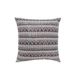 Picture of Benzara BM177996 Contemporary Style Horizontally Zigzag Designed Throw Pillows&#44; Purple - Set of 2 - 2 x 18 x 18 in.