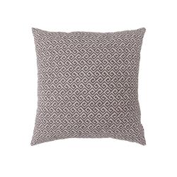Picture of Benzara BM178005 Contemporary Style Small Diagonal Patterned Throw Pillows&#44; Brown - Set of 2 - 2 x 22 x 22 in.