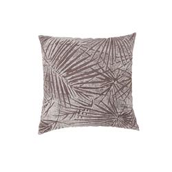 Picture of Benzara BM178007 Contemporary Style Palm Leaves Designed Throw Pillows&#44; Brown - Set of 2 - 2 x 22 x 22 in.