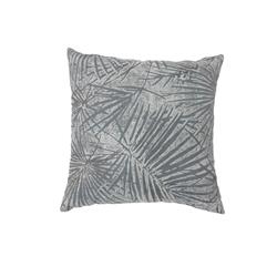 Picture of Benzara BM178009 Contemporary Style Palm Leaves Designed Throw Pillows&#44; Gray - Set of 2 - 2 x 22 x 22 in.
