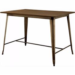Picture of Benzara BM123397 38 x 36 x 54 in. Counter Height Table&#44; Brown