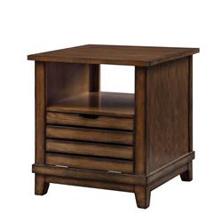Picture of Benzara BM204475 Open Top Contemporary Wooden Contemporary Style End Table&#44; Brown