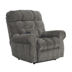 Picture of Benjara BM209297 43 x 38.75 x 38 in. Upholstered Metal Frame Power Lift Recliner with Tufted Seat & Back&#44; Gray
