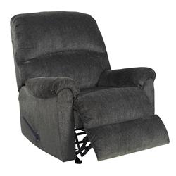 Picture of Benjara BM209299 40 x 41 x 40 in. Fabric Upholstered Rocker Recliner with Pillow Top Arm&#44; Smoke Gray