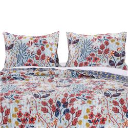Picture of Benjara BM218898 20 x 36 in. Floral Printed Sham with Cotton & Polyester Fill&#44; Multi Color - 2 x 10 x 12 in.