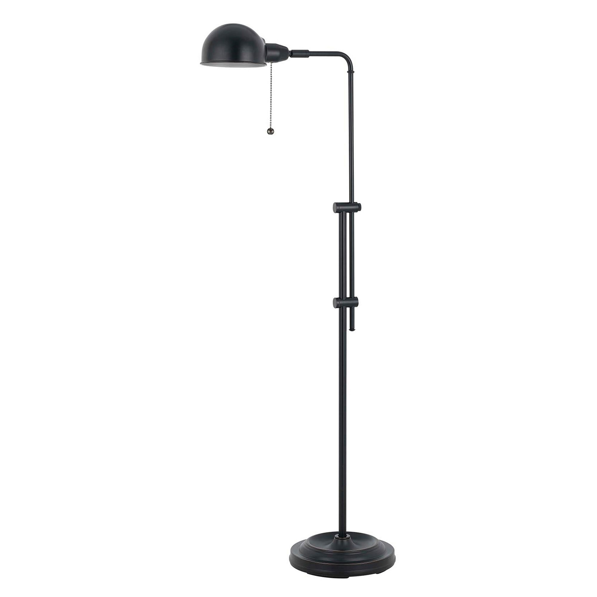 Picture of Benjara BM220838 Adjustable Height Metal Pharmacy Lamp with Pull Chain Switch&#44; Black