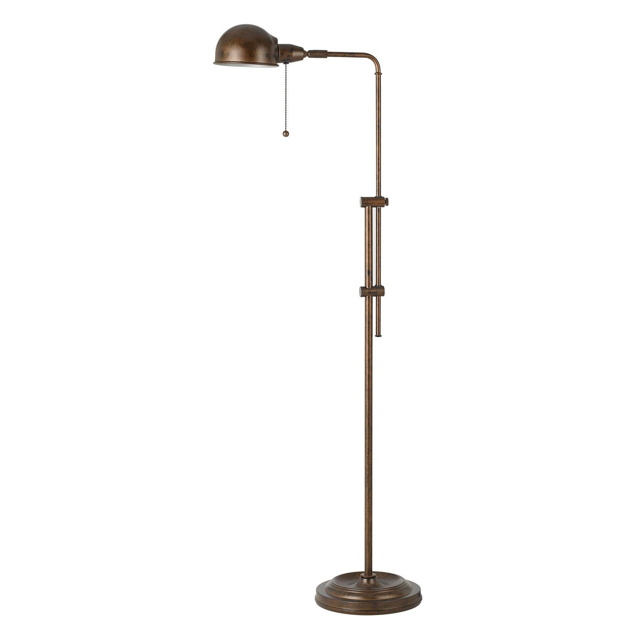 Picture of Benjara BM220839 Adjustable Height Metal Pharmacy Lamp with Pull Chain Switch&#44; Bronze