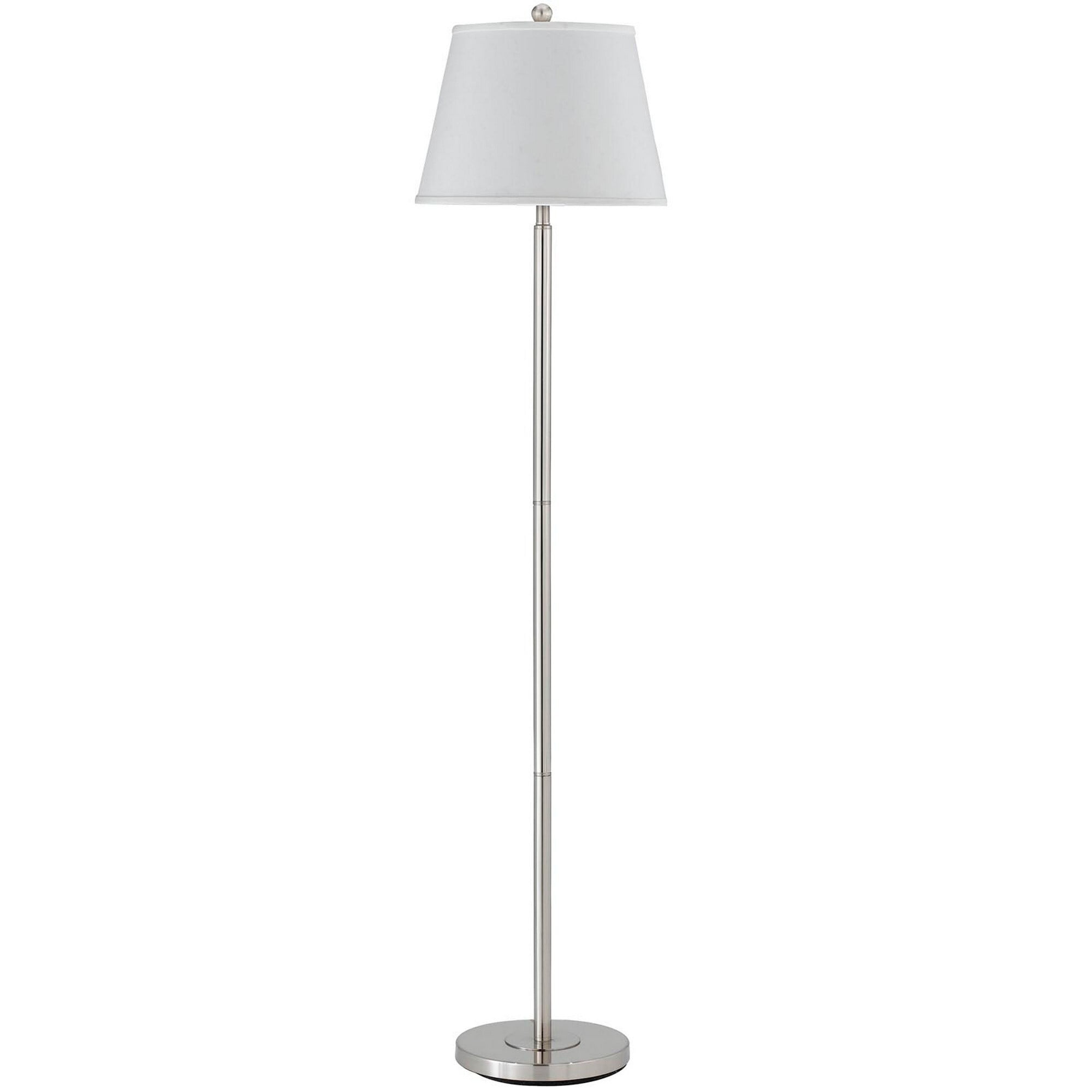 Picture of Benjara BM225108 Metal Round 3 Way Floor Lamp with Spider Type Shade, Silver