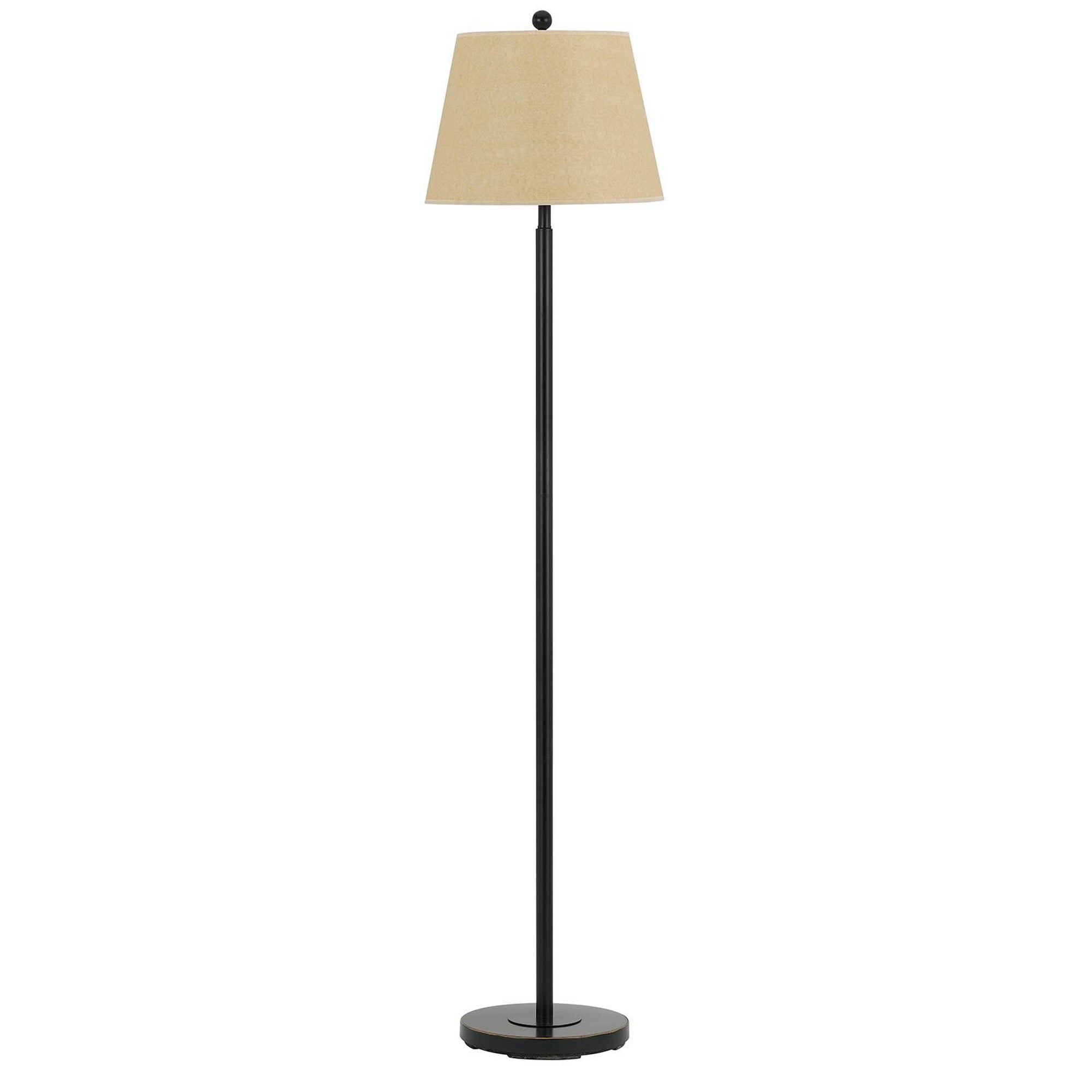 Picture of Benjara BM225109 Metal Round 3 Way Floor Lamp with Spider Type Shade, Dark Bronze