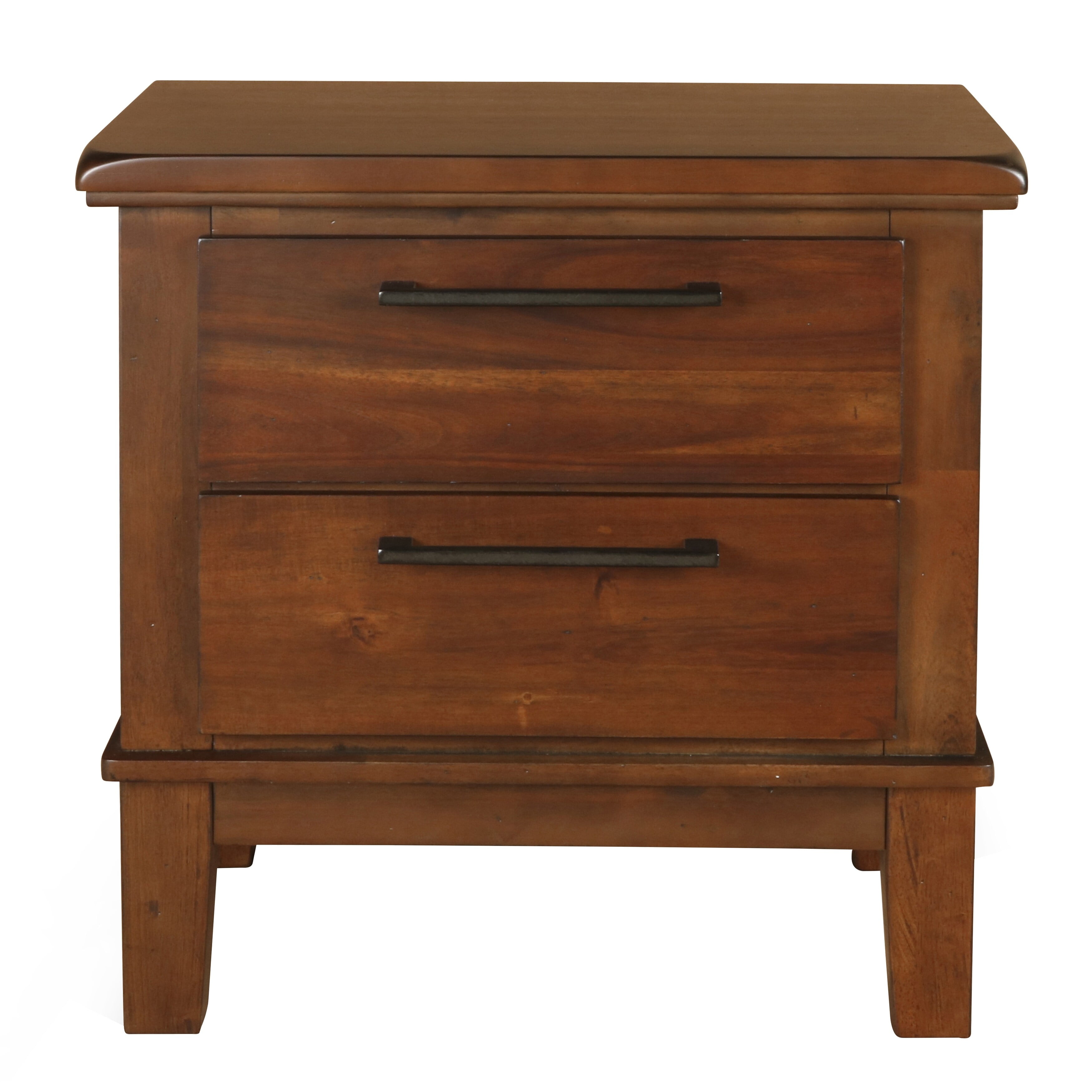 Picture of Benjara BM225824 Wooden Nightstand with Chamfered Legs & 2 Spacious Drawers&#44; Brown