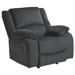 Picture of Benjara BM226472 Fabric Upholstered Rocker Recliner with Pillow Arms&#44; Gray