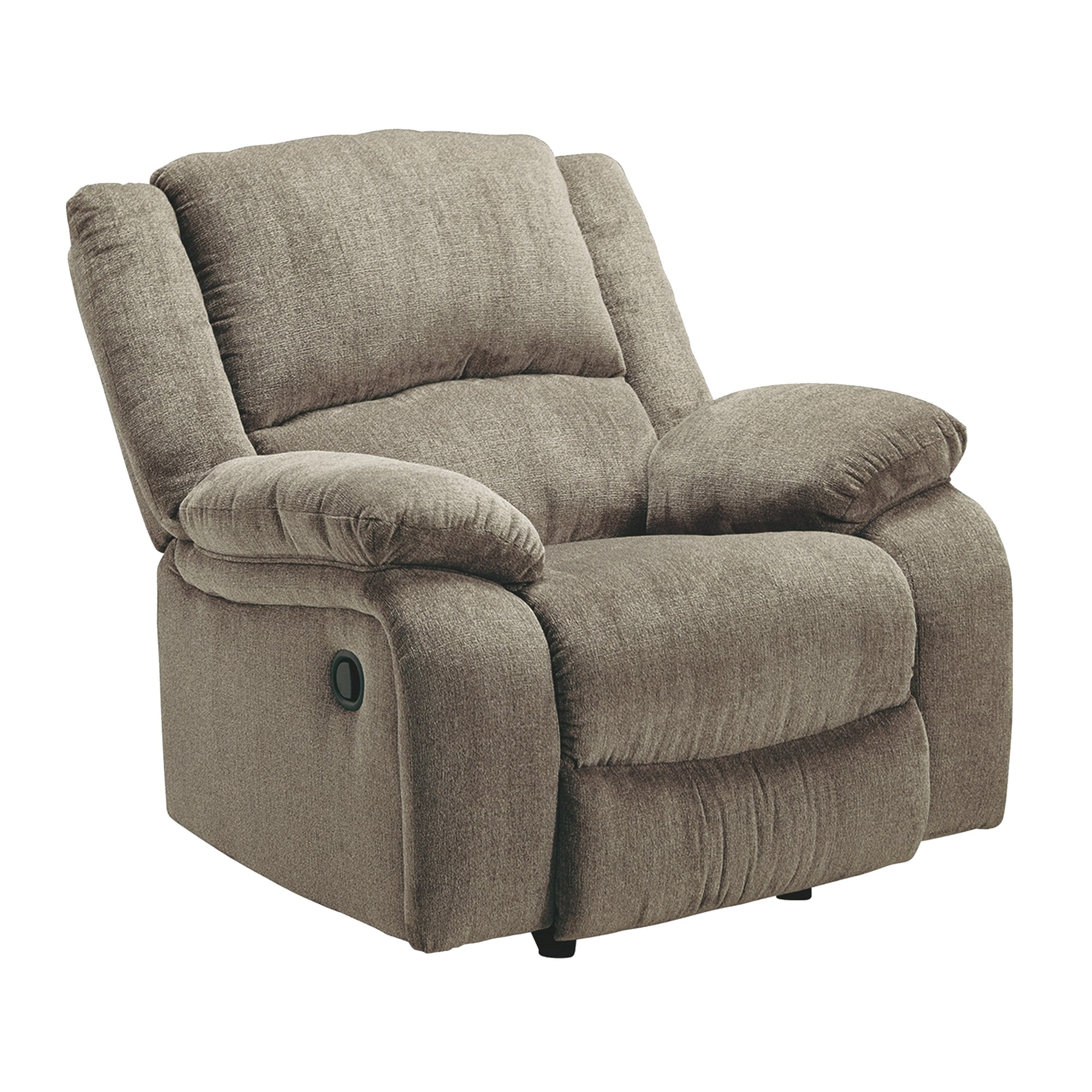 Picture of Benjara BM226475 Fabric Upholstered Rocker Recliner with Pillow Arms&#44; Taupe Brown