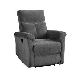 Picture of Benjara BM226873 Fabric Upholstered Glider Recliner with Tufted Details&#44; Gray