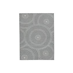 Picture of Benjara BM227450 Power Loomed Flatweave Fabric Rug with Tribal Pattern&#44; Gray - Large