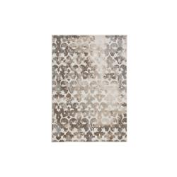 Picture of Benjara BM227495 Machine Woven Fabric Rug with Faded Filigree Design&#44; Brown & Cream - Large