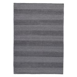 Picture of Benjara BM227537 Rectangular Polypropylene Rug with Stripe Pattern&#44; Dark Gray - Large
