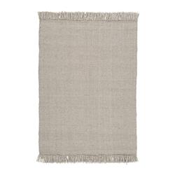 Picture of Benjara BM227550 Polypropylene Rug with Tied Fringes & Solid Color&#44; Taupe Gray - Medium