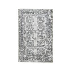 Picture of Benjara BM231395 Machine Woven Fabric Rug with Erased Motif Pattern, Gray - Medium