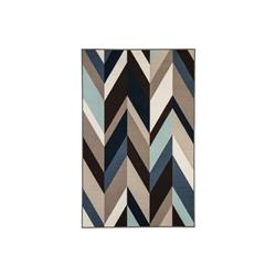 Picture of Benjara BM230985 81 x 52 in. Polypropylene Rug with Chevron Pattern&#44; Multicolor
