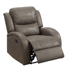 Picture of Benjara BM232055 40 in. Leatherette Power Recliner with USB Port&#44; Brown
