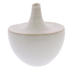 Picture of Benjara BM237037 4.25 in. Ceramic Vase with Narrow Mouth&#44; White