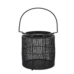 Picture of Benjara BM237403 10.25 in. Industrial Style Metal Wire Lantern&#44; Black