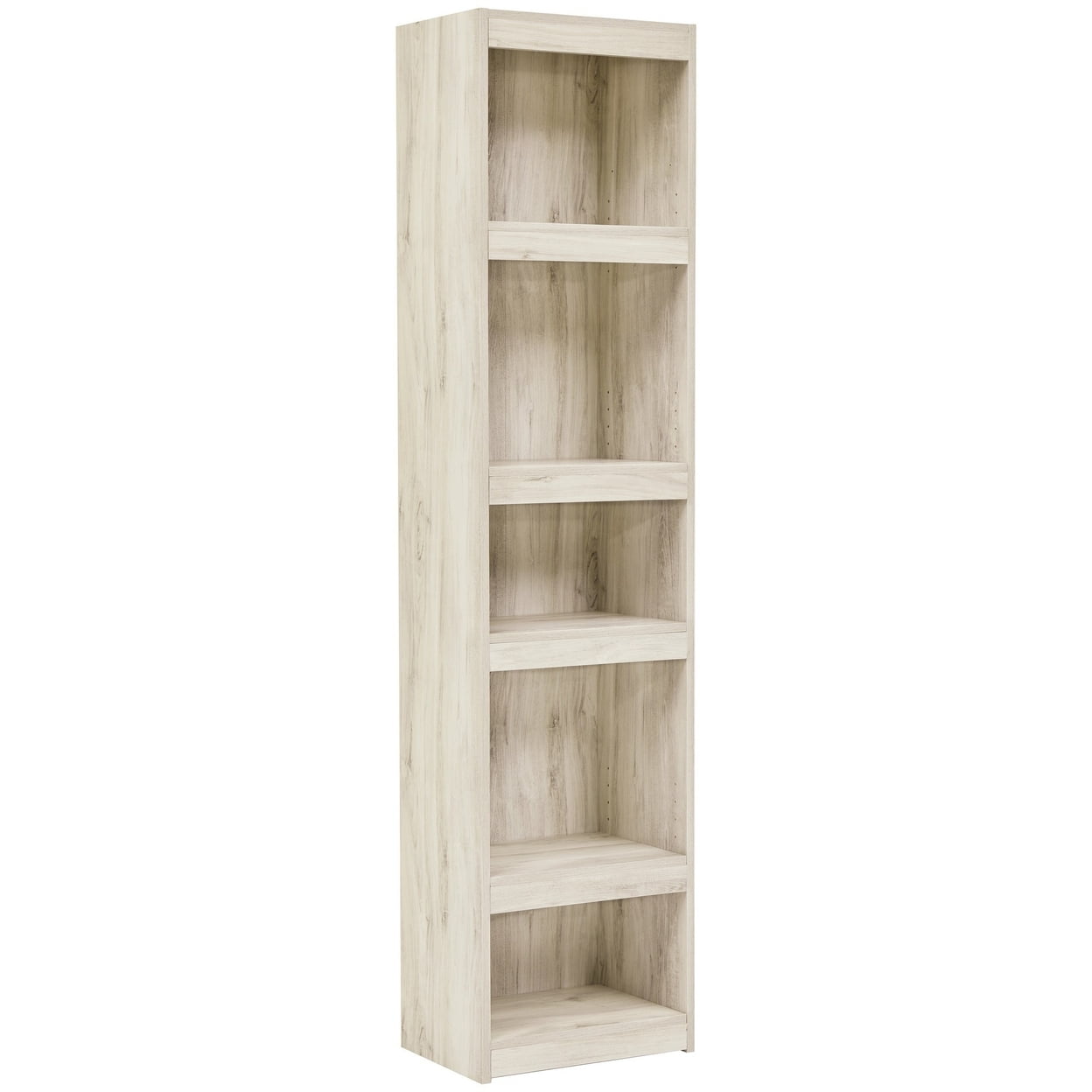 Picture of Benjara BM238401 72 in. 5 Tier Wooden Pier with Adjustable Shelves&#44; Washed White