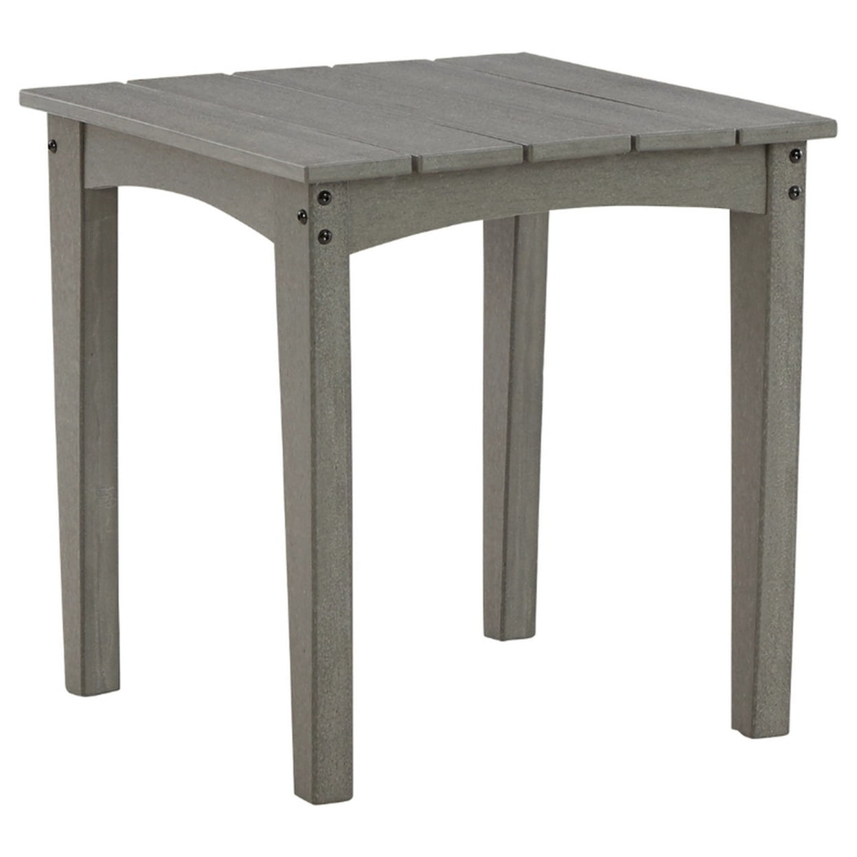Picture of Benzara BM241854 End Table with Slatted Top & Tapered Legs&#44; Gray
