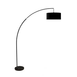 Picture of Benzara BM241950 Floor Lamp with Arched Extendable Neck & Marble Base&#44; Black