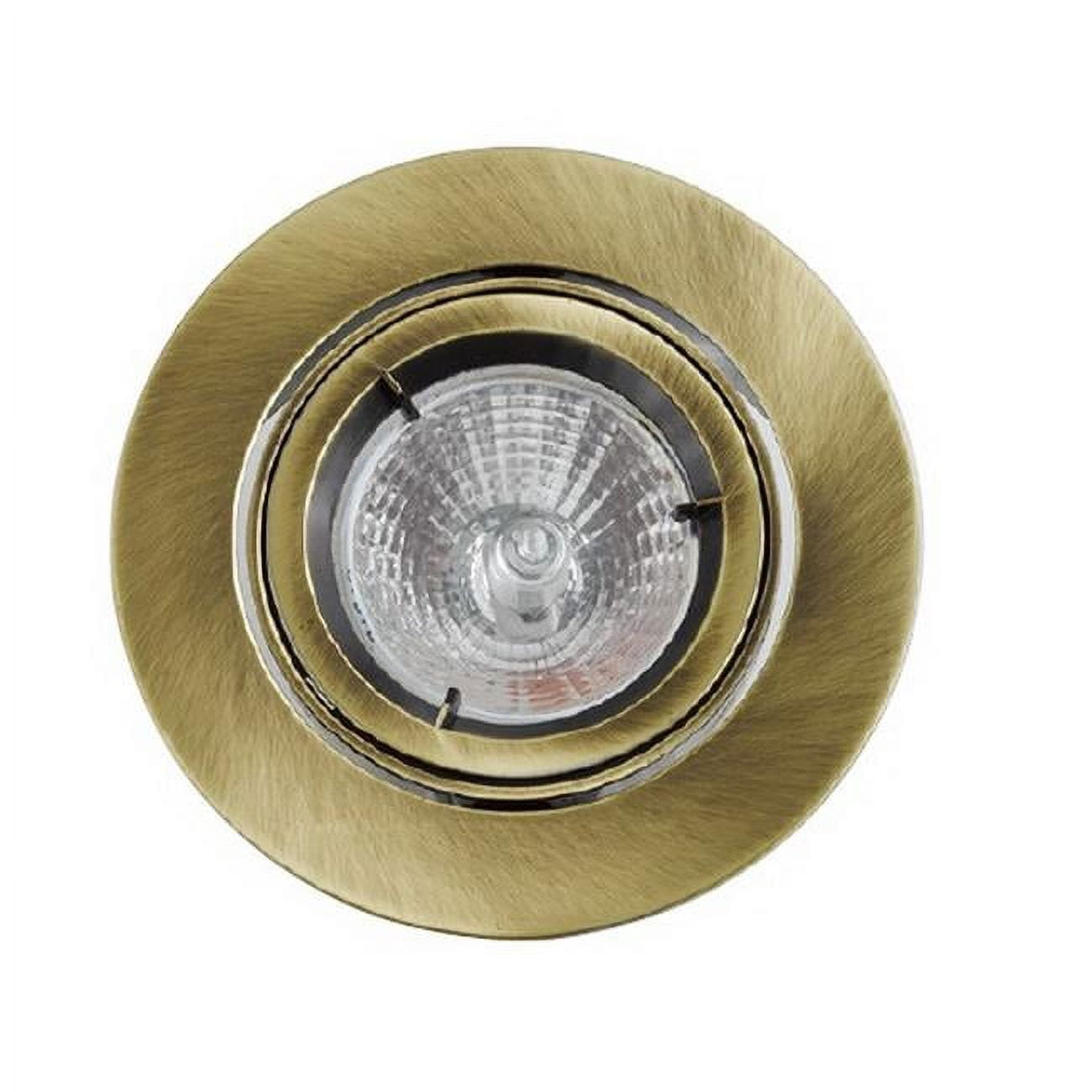 Picture of Benjara BM272352 4 in. 12V Round Ceiling Light with Metal, Antique Bronze