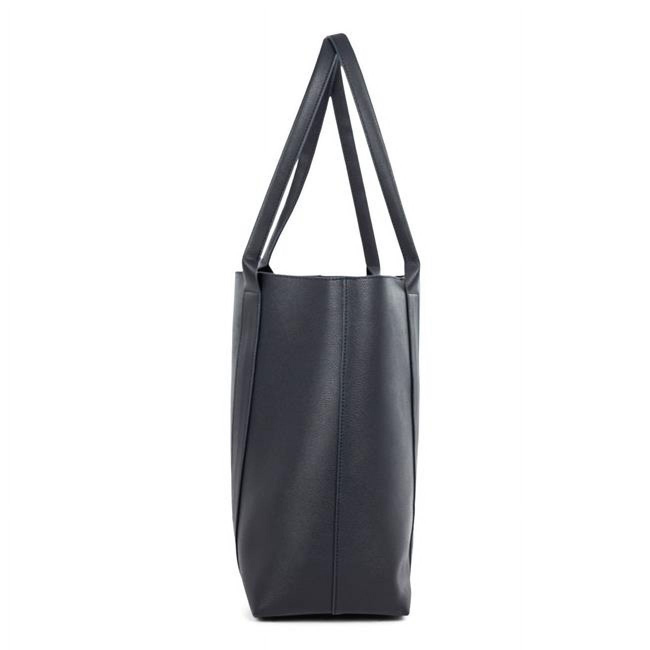Ladies Soft Business Tote Bag - Navy