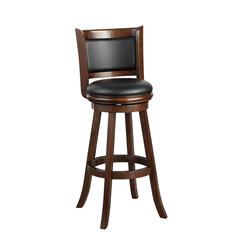 48834 34 in. Augusta Swivel Extra Tall Stool, Cappuccino
