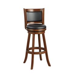 49834 34 in. Augusta Swivel Extra Tall Stool, Cherry