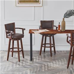 Picture of Boraam 51834 34 in. Broadmoor Extra Tall Barstool&#44; Cappuccino