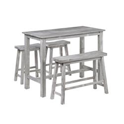75227 Sonoma Pub Set, Storm Gray Wire-Brush