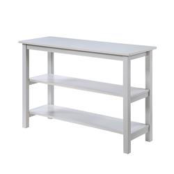 Picture of Boraam 77416 Landry Console Table&#44; White & Light Gray