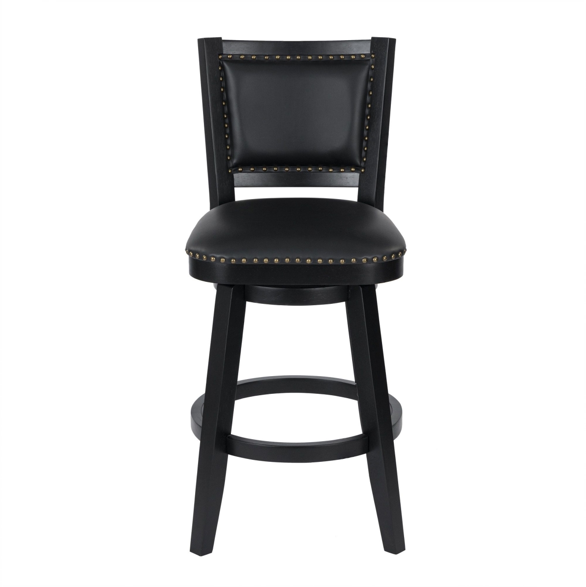 Broadmoor Bar Height Swivel Stool, Black