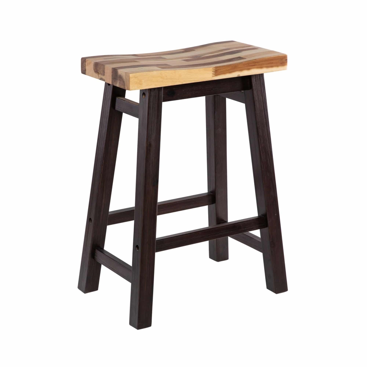 71024 Sonoma Backless Saddle Counter Stool - Blended Espresso Finish