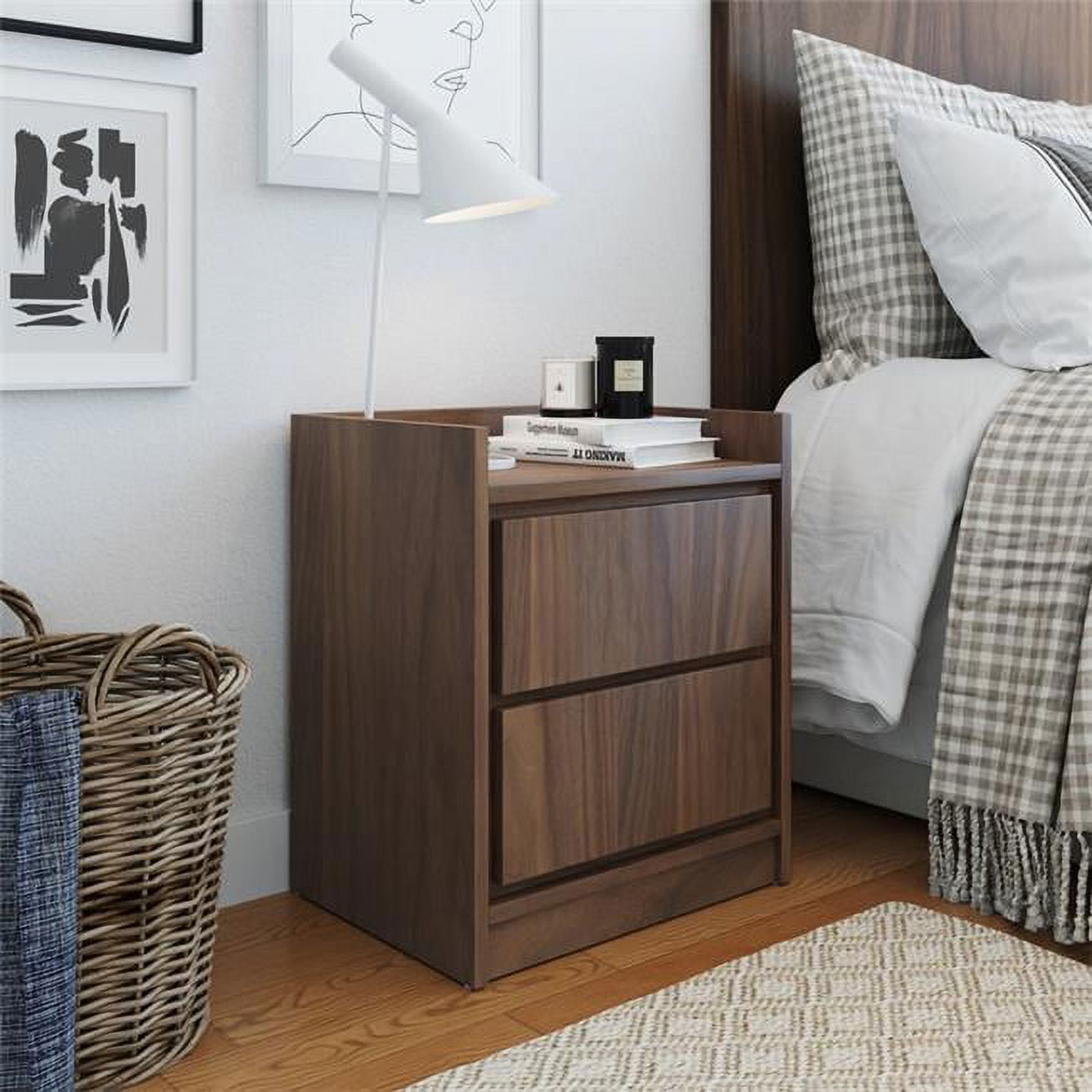 ADNSWN168 Amelia Low Profile Nightstand