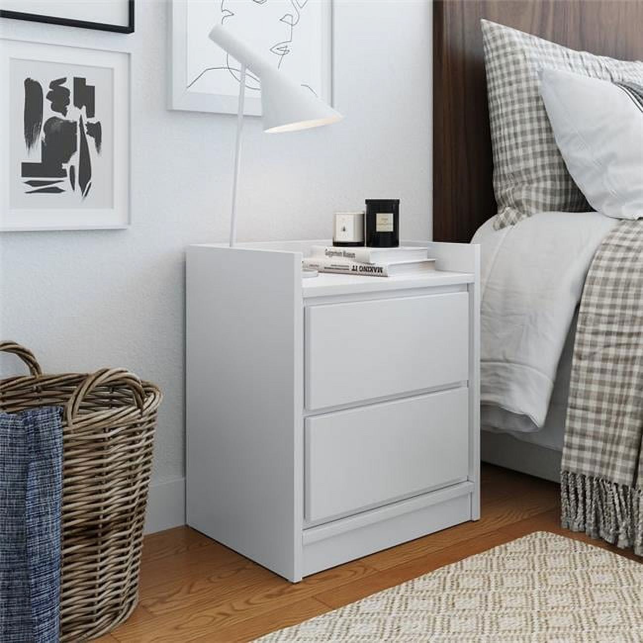 ADNSWH167 Amelia Low Profile Nightstand