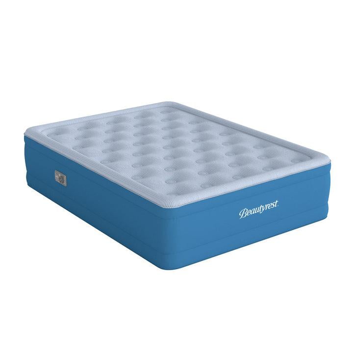 Picture of Boyd Specialty Sleep MM09717QN 18 in. Beautyrest Comfort Plus Offset Coil Air Mattress with Inset Pump&#44; Blue - Queen Size