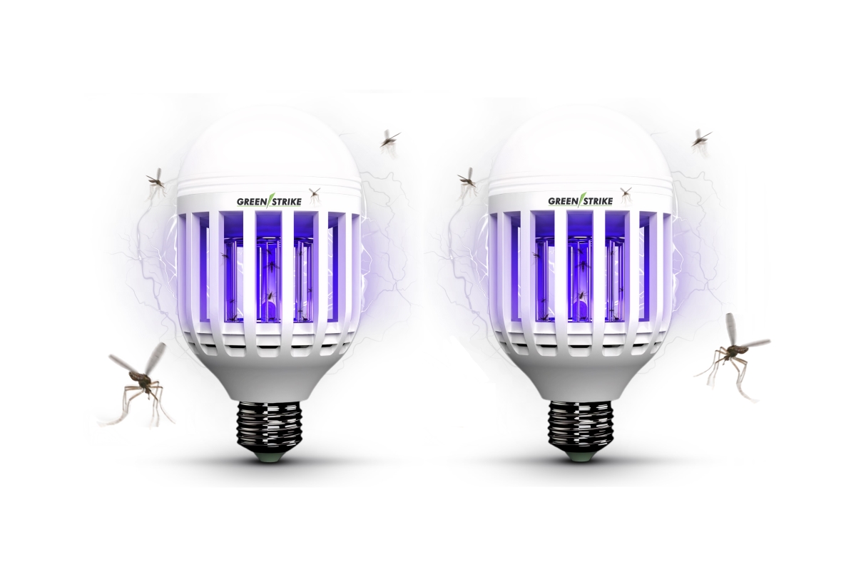 996 Greenstrike Flying Insect Zapping Light Bulb - Pack of 2