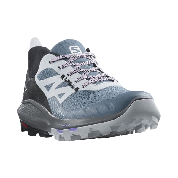 81171655 Outpulse Gore-Tex Hiking Shoes for Ladies - China Blue, Arctic Ice & Orchid Bloom - Size 9.5M -  Salomon