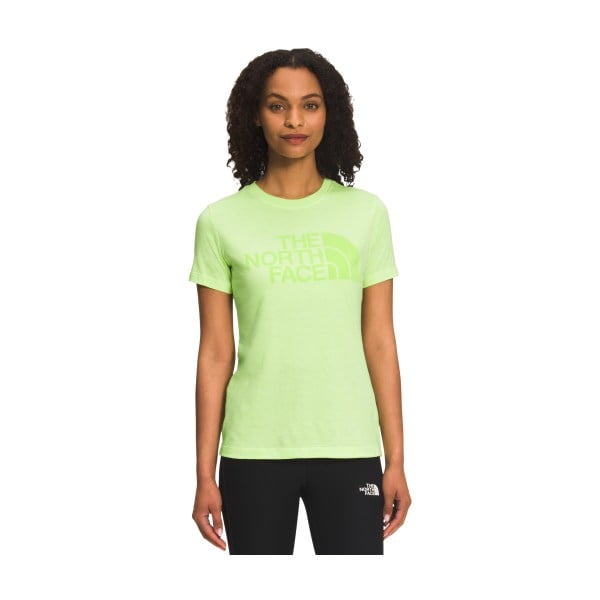 60607063 Half Dome Tri-Blend Short-Sleeve T-Shirt for Ladies - Sharp Green Heather - Small -  The North Face