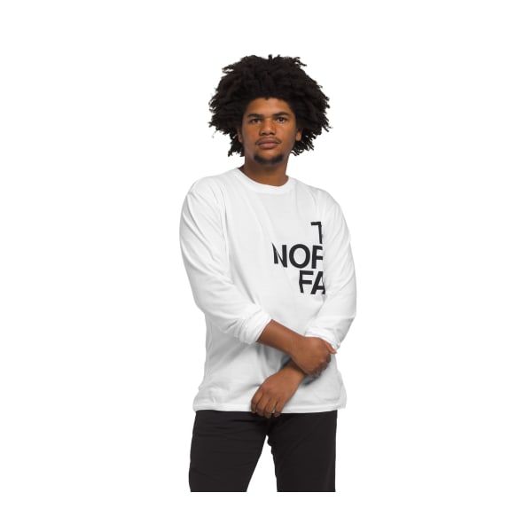 81164571 Brand Proud Long-Sleeve T-Shirt for Men - TNF White & TNF Black - Large -  The North Face